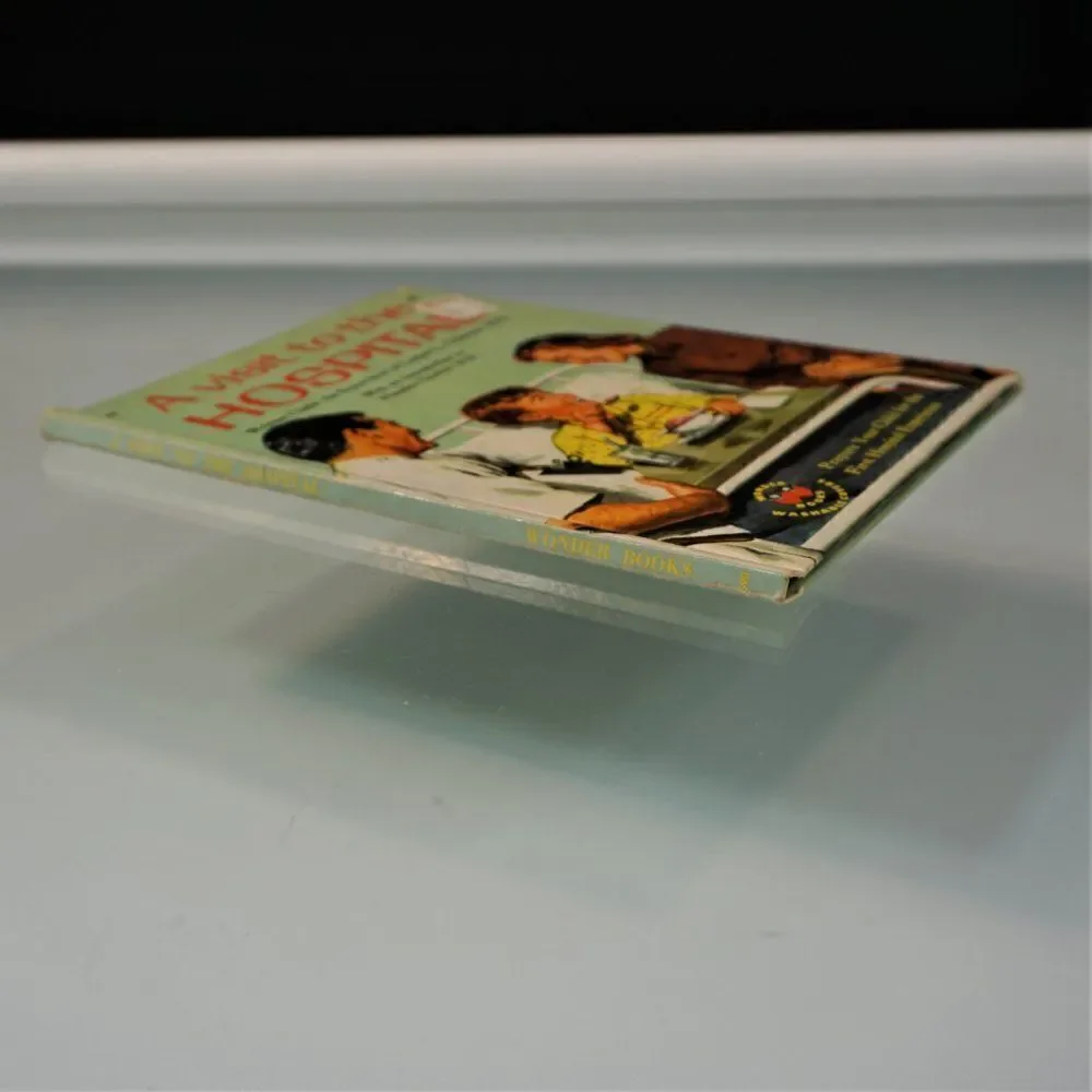 A Visit to the HOSPITAL by Francine Chase Vintage 1958 Wonder Books Hardcover